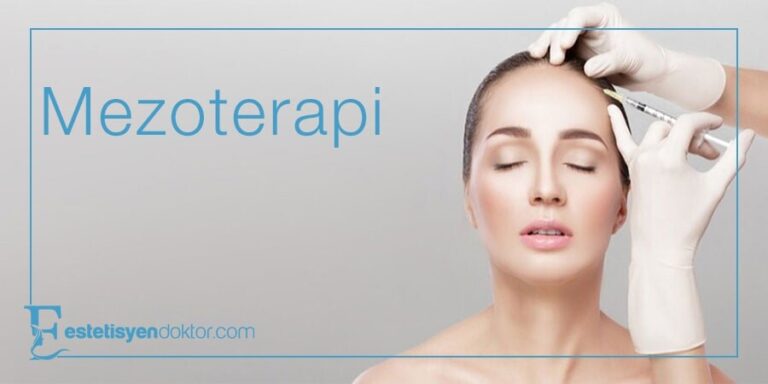Etken Maddeler İle Yapılan Estetik Yöntem Mezoterapi